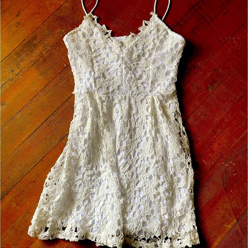 Rue21 solid lace Cami dress size medium